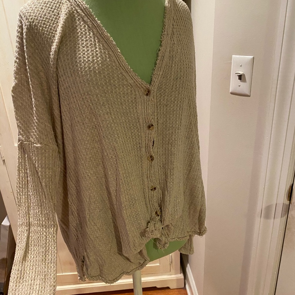 Casual slouchy thermal